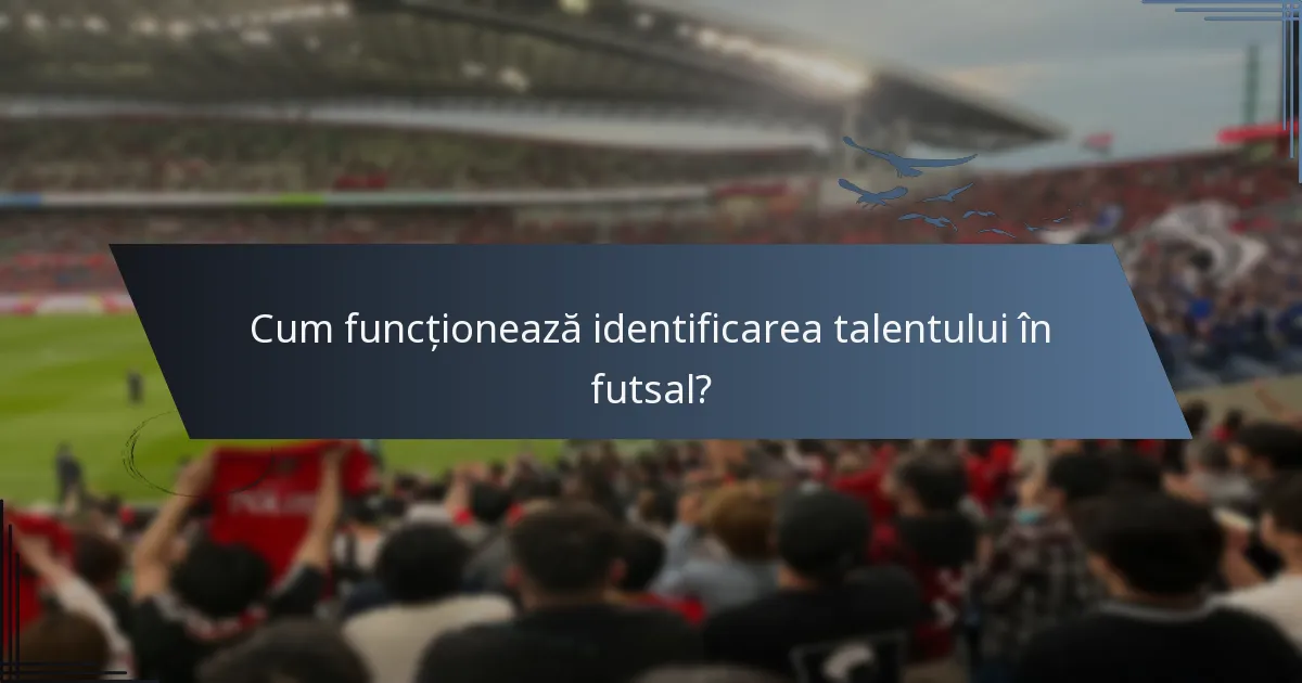 Cum funcționează identificarea talentului în futsal?